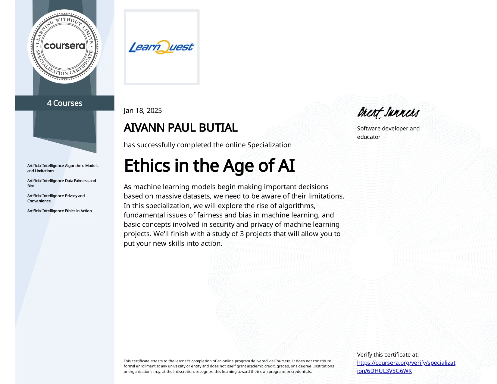 Ethics in the Age of AI